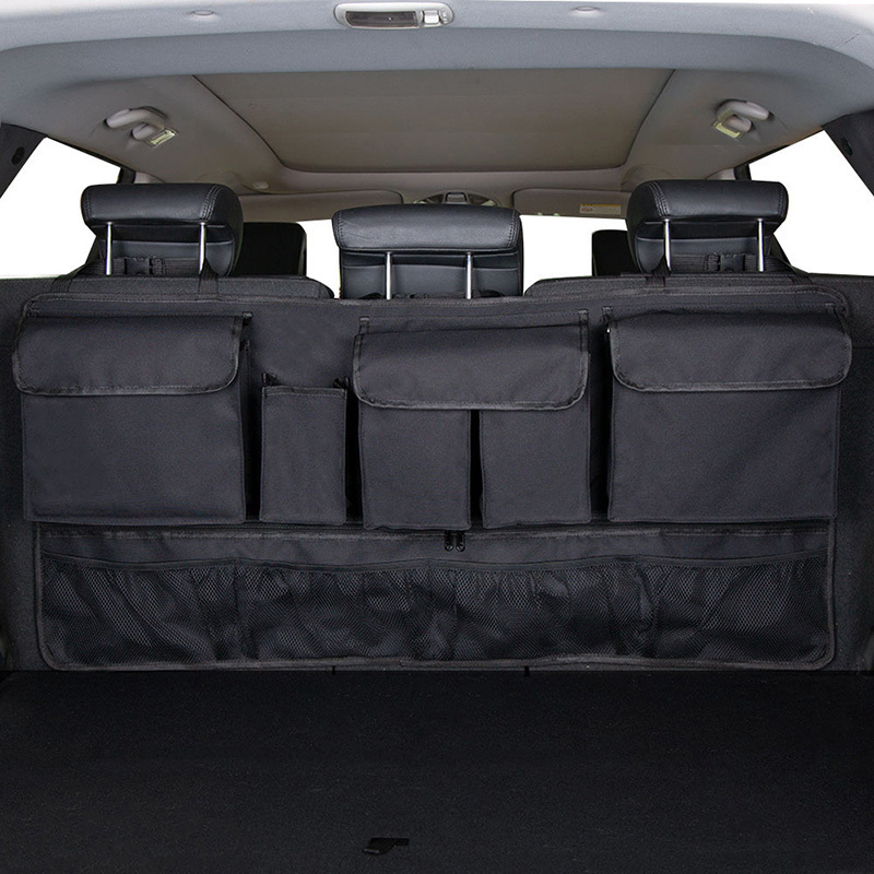 New arrival travel multifunctional hanging car back seat trunk storage bag organizer