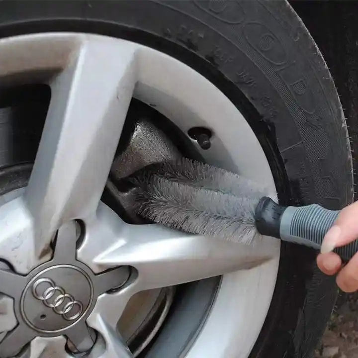 Durable PP portable car wheel tire rim washing cleaning detailing scrubber brush