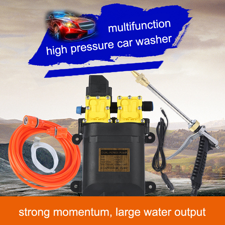 High quality electric DC 12V high pressure car washing wash cleaning washer