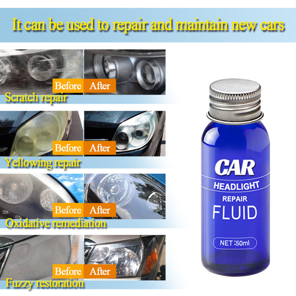 Hot selling universal portable car headlight polishing restoration cleaner kit