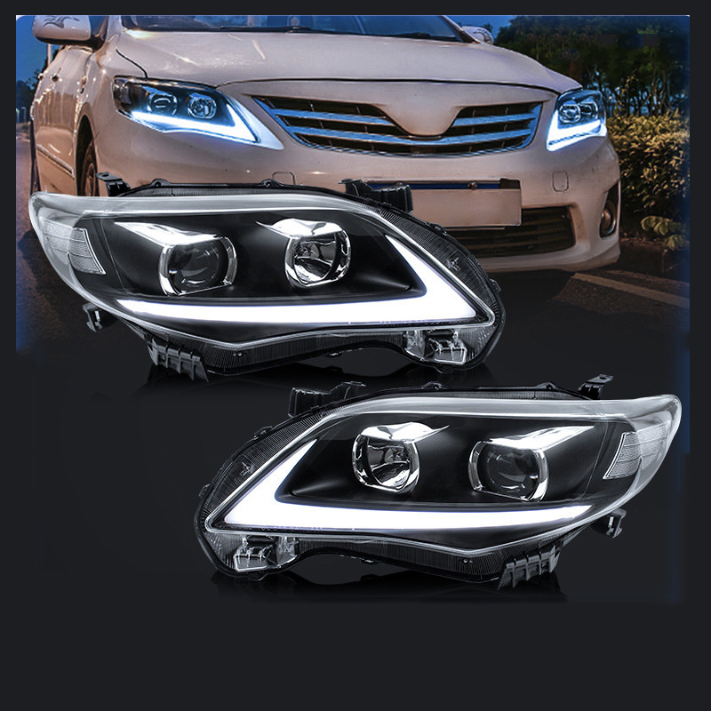 Custom modification LED headlamp assembly car headlight for Corolla 2011-2013