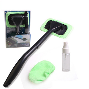 Portable detachable dust removal car windshield glass cleaning wash brushes