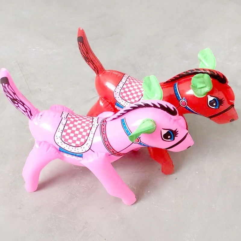 PVC inflatable toy horse, male and female inflatable toy, new creative and fashionable toy horse