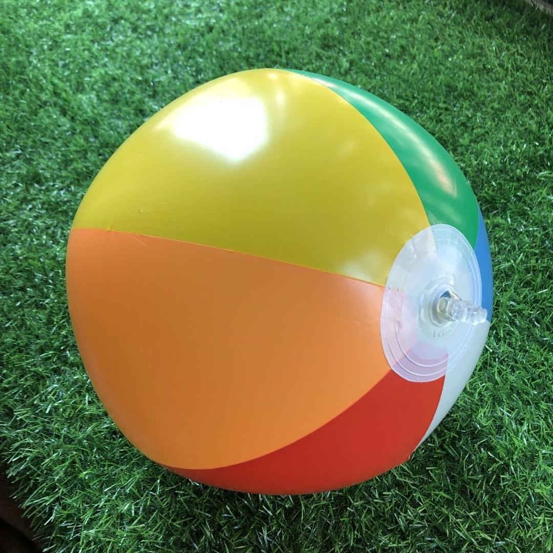 Hot cross-border  6-color rainbow beach ball children's toy water balloon