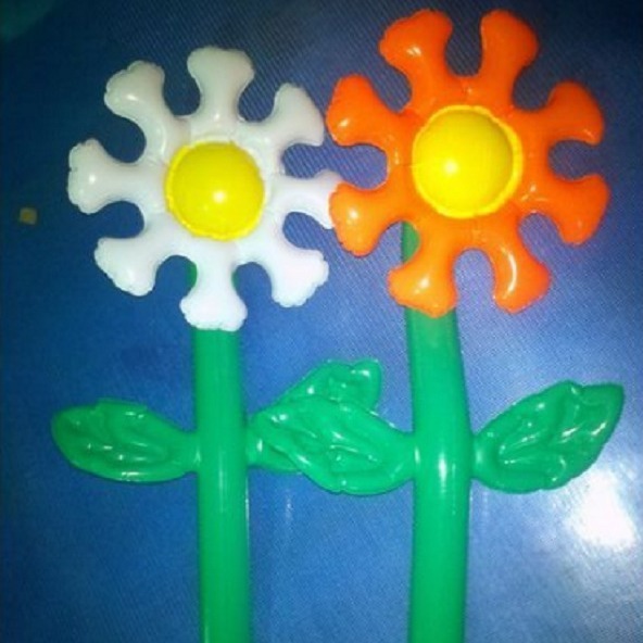 PVC inflatable sunflower blowing sunflower sticks inflatable handheld flowers