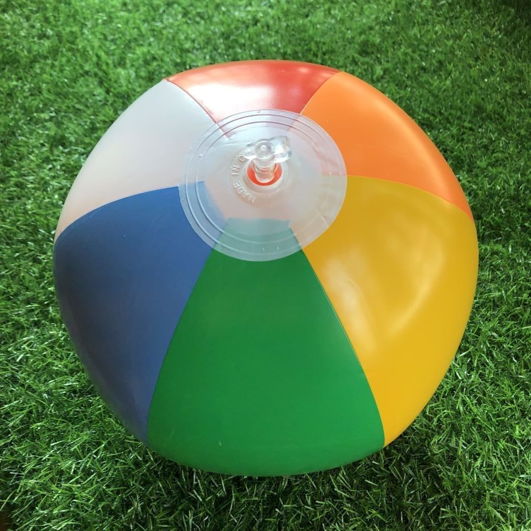 Hot cross-border  6-color rainbow beach ball children's toy water balloon