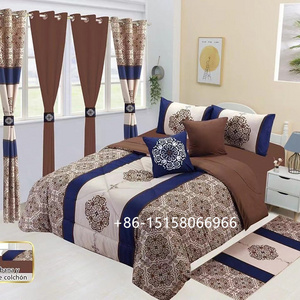 king size comforter set luxury bed bedding colcha 12 piezas wedding  bedding set with matching curtains