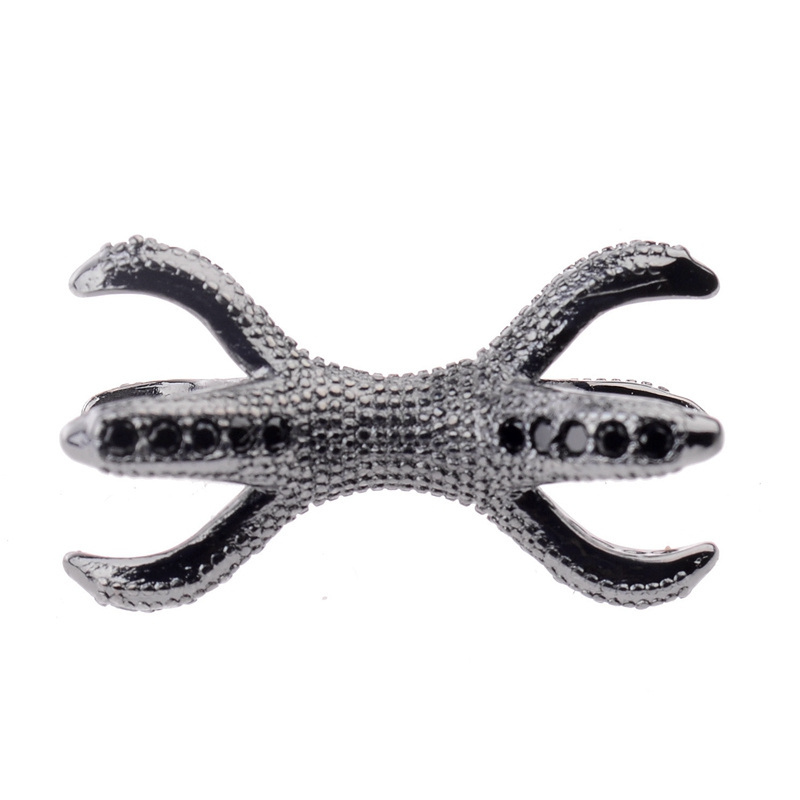 Eight Claw Zircon Charm Beads For Bracelet Octopus Connector Octopus Zircon Ornament Pendant Accessories Charm Beads