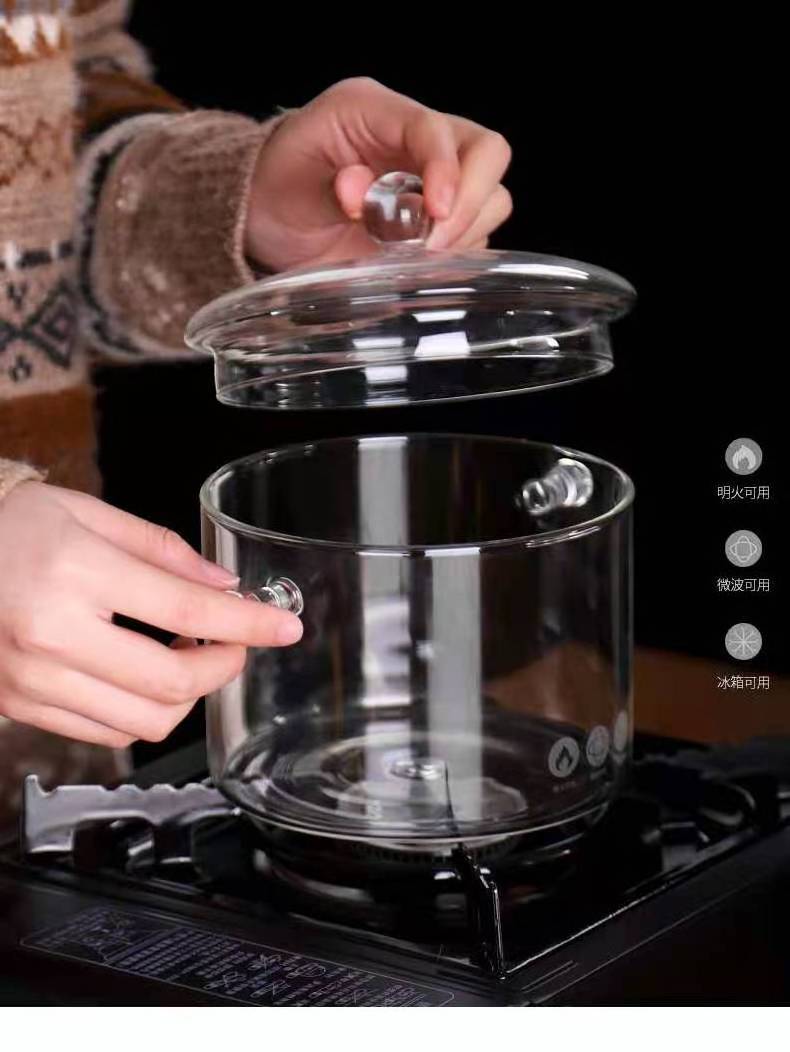 Hot sale new arrival 2024 glass casserole mini casseroles pots and pan cooking sets