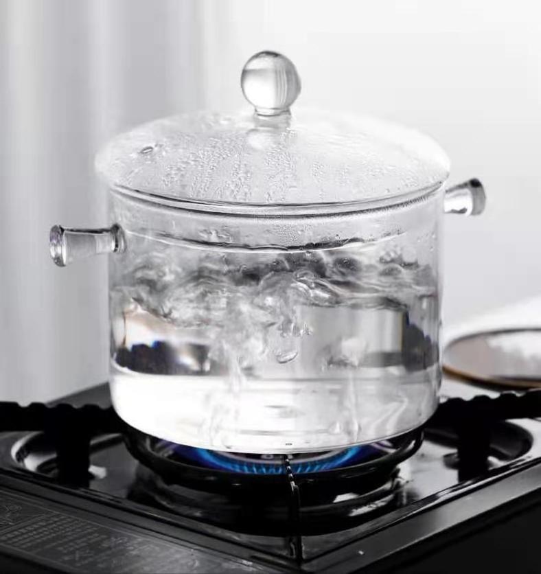 Hot sale new arrival 2024 glass casserole mini casseroles pots and pan cooking sets