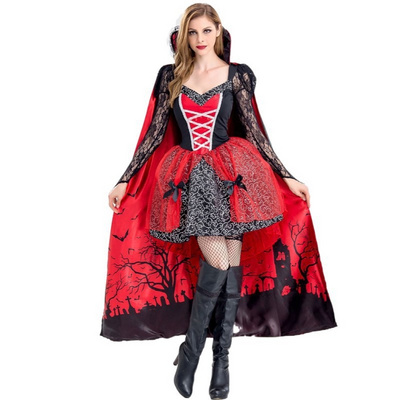 New Arrival adult Halloween Cosplay Witch Devil Costumes For Dress Up theme Party