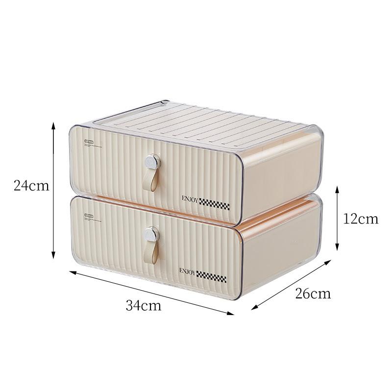 Underwear storage box drawer home loading bra underwear socks storage 3 in 1