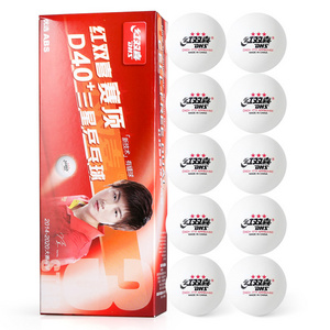 DHS 3 stars Table Tennis Tournament Top 40+ Seam Ball White International Competition Training pingpong ball