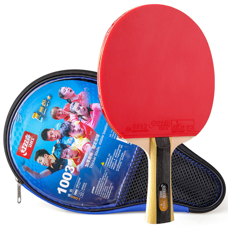 Double Happiness table tennis racket 1 star student children table tennis bats PingPong Racket