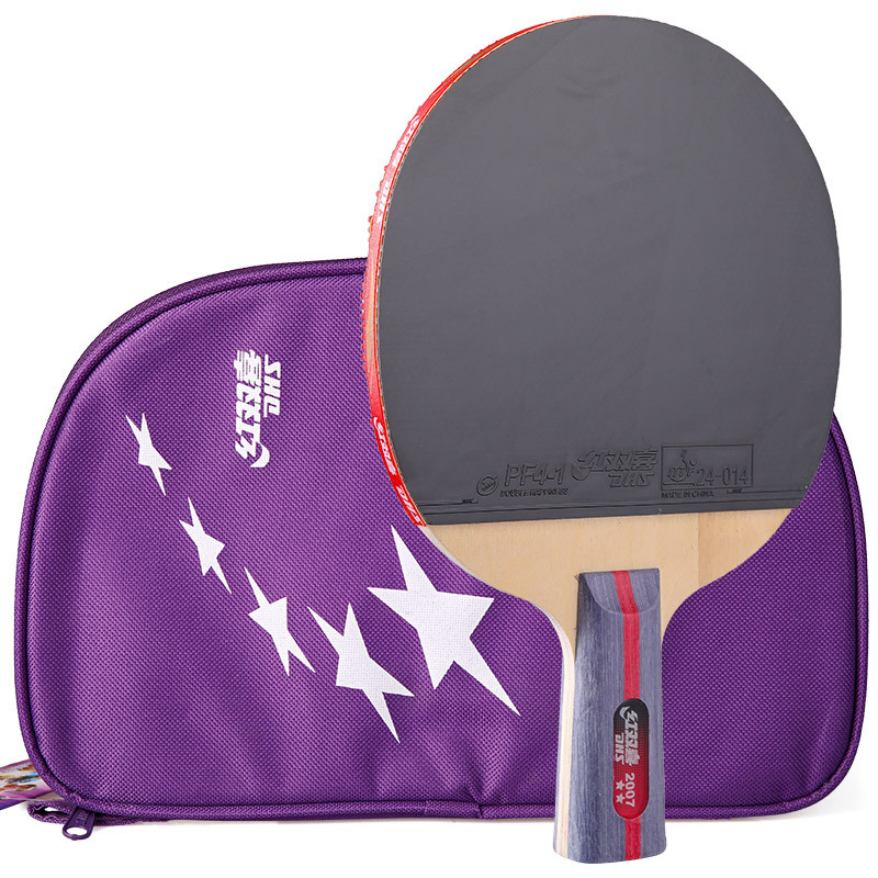 Double Happiness Table Tennis Racket Two Star Student Children Table Tennis Double Racket Paddle Set Ping Pong Table Tennis