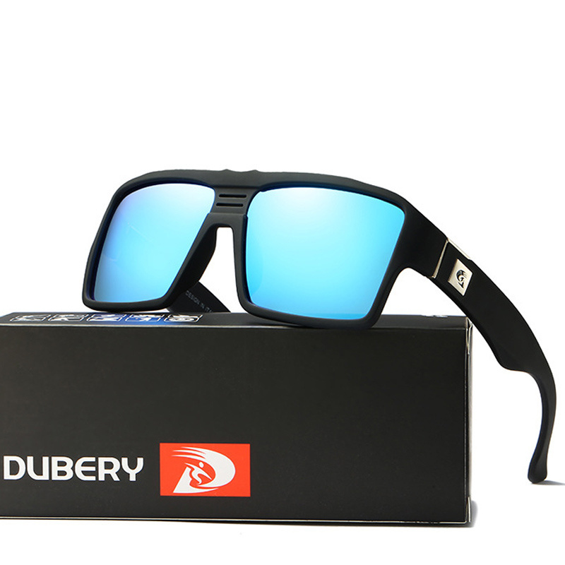 DUBERY D729 Polarized Sunglasses For Men Retro Sun Glasses Brand Design Luxury Mirror Shades Oculos