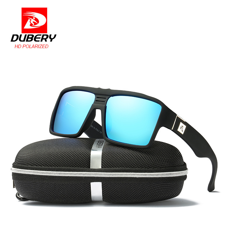 DUBERY D729 Polarized Sunglasses For Men Retro Sun Glasses Brand Design Luxury Mirror Shades Oculos