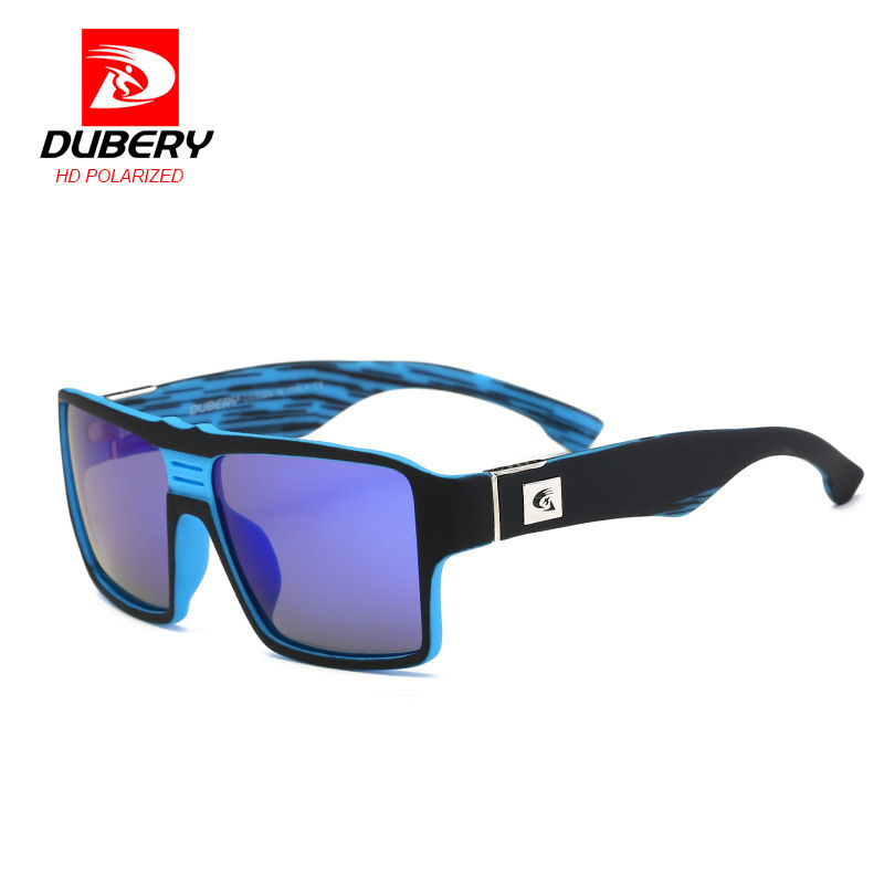 DUBERY D729 Polarized Sunglasses For Men Retro Sun Glasses Brand Design Luxury Mirror Shades Oculos