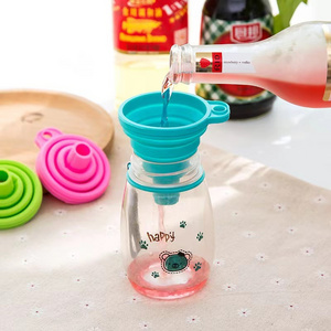 New 2024 Foldable Funnel Silicone Household Liquid Dispensing Kitchen Tools Universal Auto Engine Oil Petrol Change Funnel