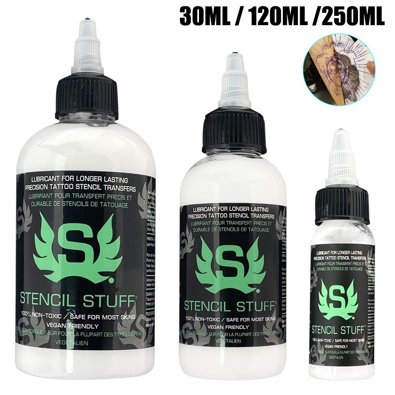 30/120ML/250ML Professional Stencil Magic Gel for Thermal Copier Tattoo Transfer Ink Solution Cream