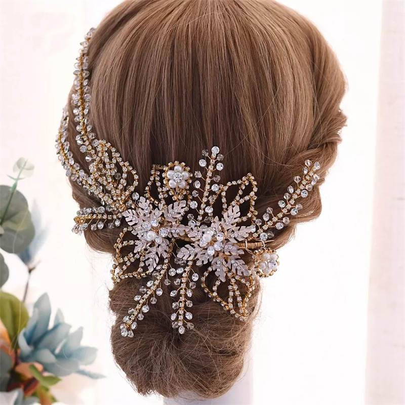 Fashion Hair Accessories Ornament Jewelry For Bridal Hair Jewelry With The Crystal Or Rhinestone Headbands