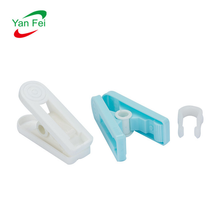 Clothespin For Home Hot Sale Large White And Blue Clothes Pegs Stainless Steel Plastic Cloth Peg