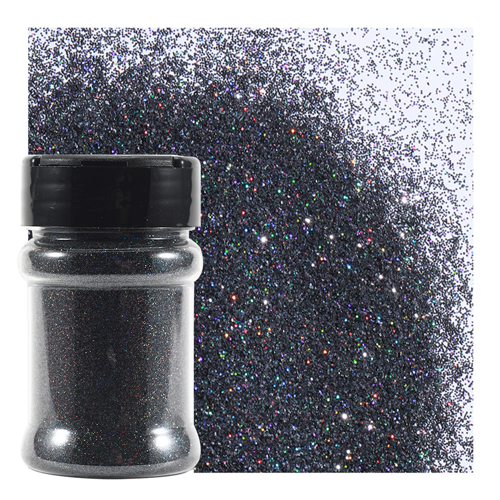 0.2mm fine powder flow hemp material drop art quicksand laser glitter powder gold and silver colour crafts