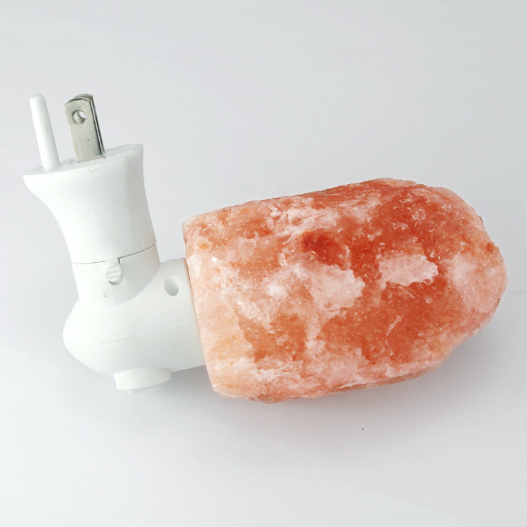 S582 Crystal Himalayan Salt Lamp Natural hand carved small size Red Salt Lamp for home decor holiday gift with bulb and cord