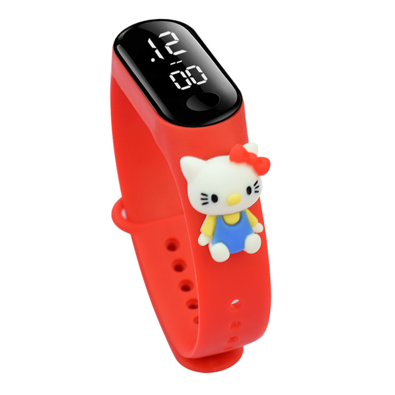 Cartoon Children Watches for Girls iron Man LED Sports Digital Boys watch Women Casual Bracelet Clock