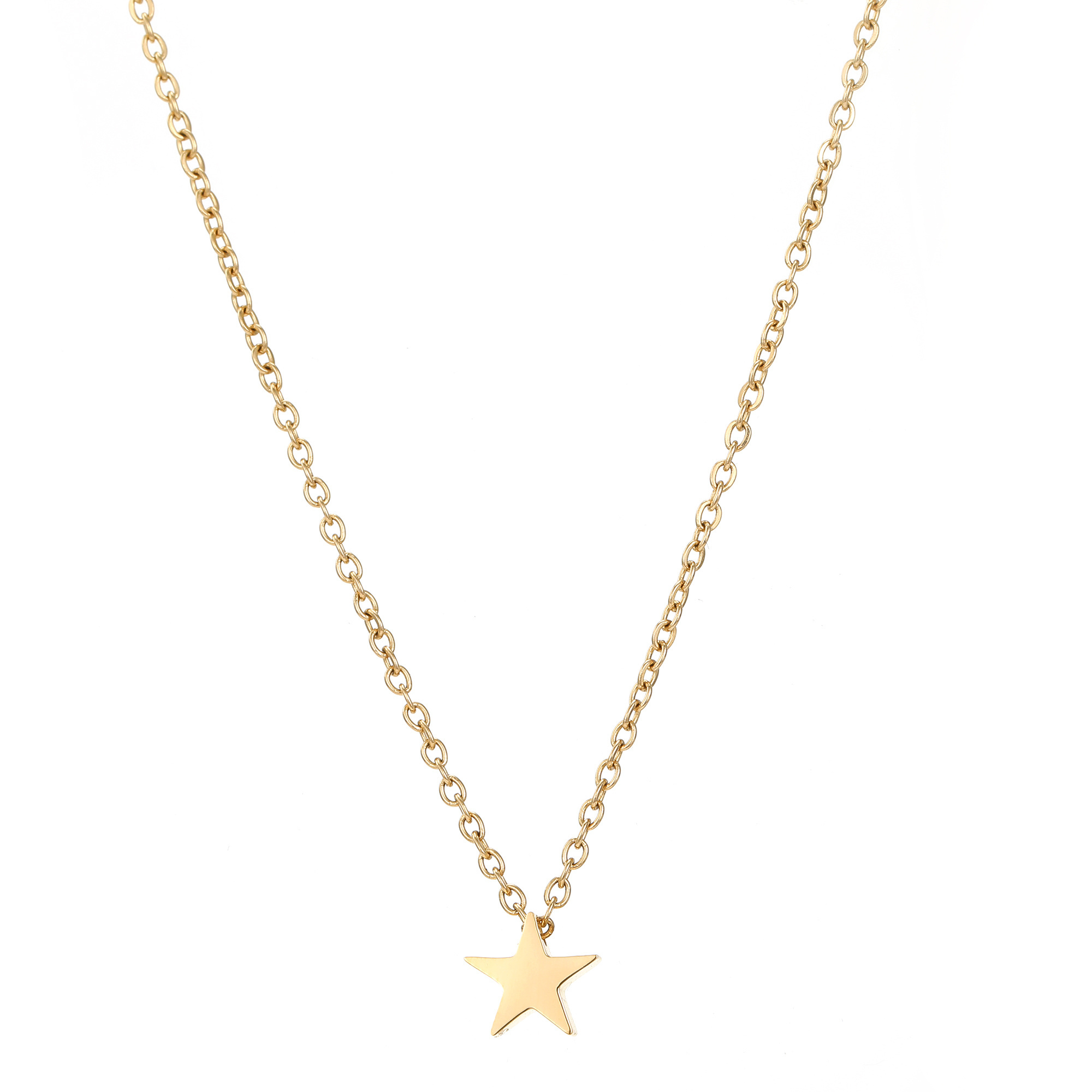 Handmade star 14k Gold plated Chain Jewelry Accessories Custom Chain DIY Pendant stainless steel Charms for  jewelry making