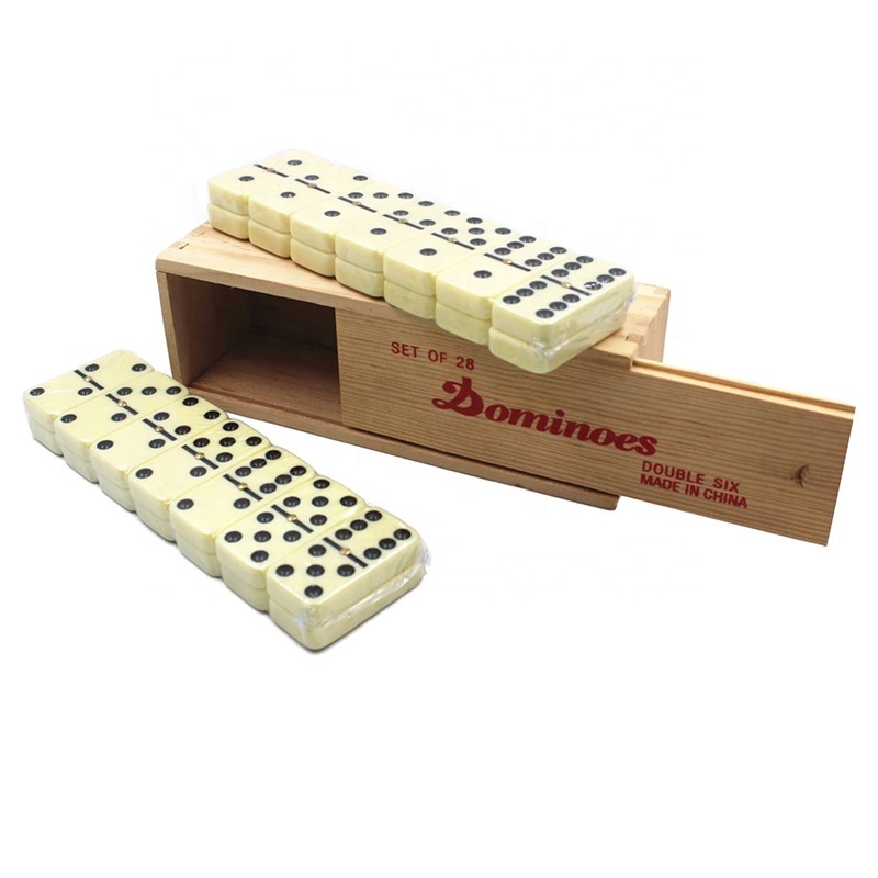 Double 6 Set of 28 Dominoes table top game Made in China