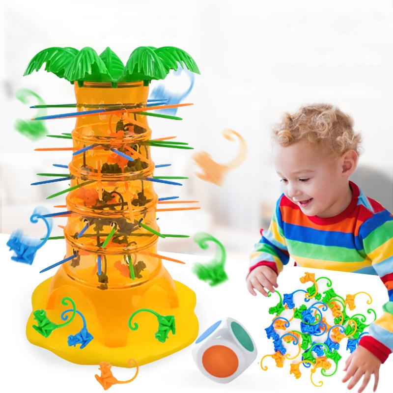 Interesting Intelligence Toys Turn Monkeys Down Monkey Tree Climbing Desktop Party Game Funny Puzzle Educational Toys Gift