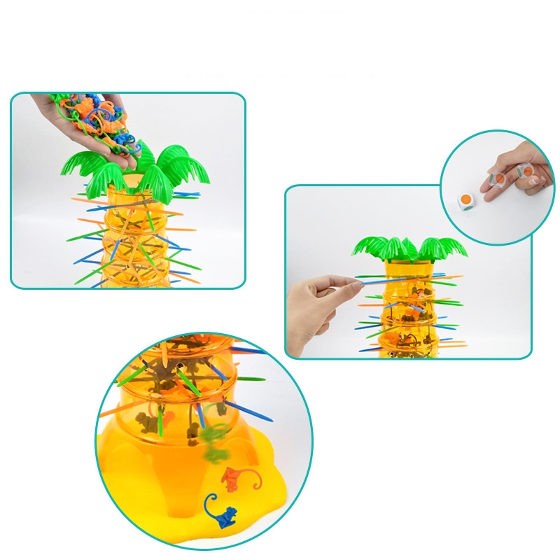 Interesting Intelligence Toys Turn Monkeys Down Monkey Tree Climbing Desktop Party Game Funny Puzzle Educational Toys Gift