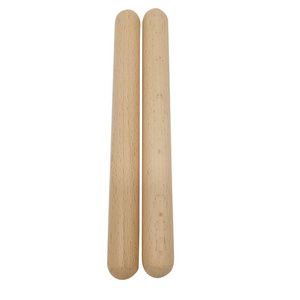 2023 Best Selling Percussion Beech Wooden Claves For Rhythm Sticks Traditional Educational Instruments For Kids