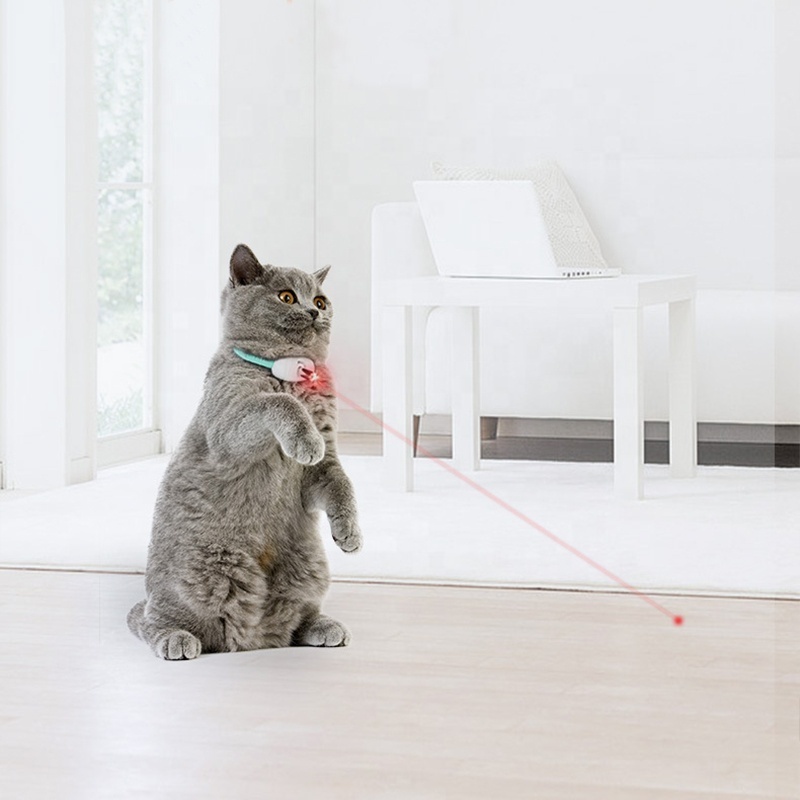 Sample Available Funny Chasing Laser Interactive the amusing cat collar with laser cat collar toy