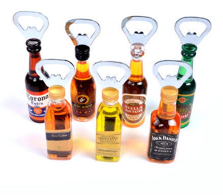 Promotional Wholesales High Quality Beer Bottle Opener 3d Resin Fridge Magnet For Refrigerator Decoration