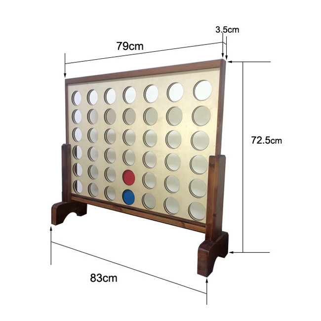 outdoor jumbo large connect 4 in a row basketball connect four game party lawn games family fun coins