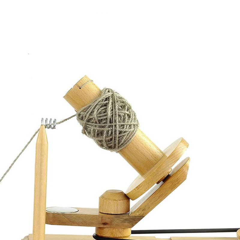 wooden handmade wool yarn swift spinning yarn ball bobbin winder hand winding machines