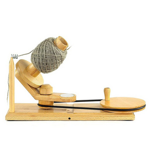 wooden handmade wool yarn swift spinning yarn ball bobbin winder hand winding machines