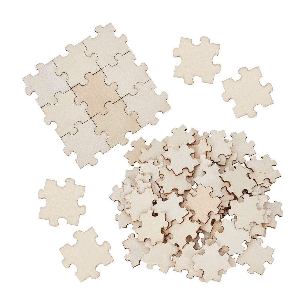 custom DIY arts craft freeform unfinished blank sublimation jigsaw wood pieces wooden puzzles