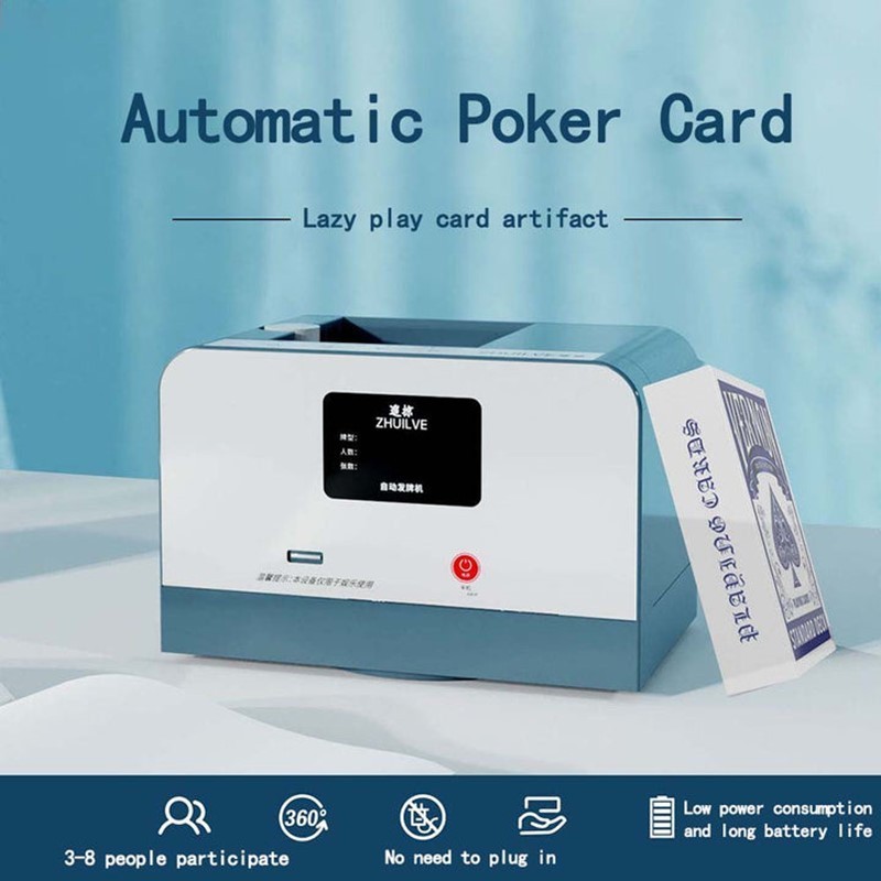 card distributor dealing rotating otomatic automatic poker auto card dealer machine gaming machines repartidor de cartas