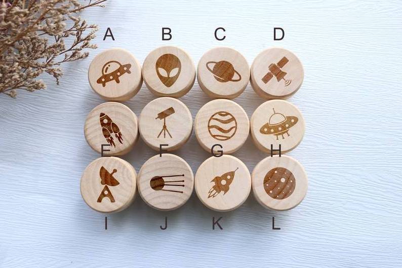 engraved space boho nursery furniture door cupboard wardrobe drawer dresser flat wood cabinet pull knob handle hardware