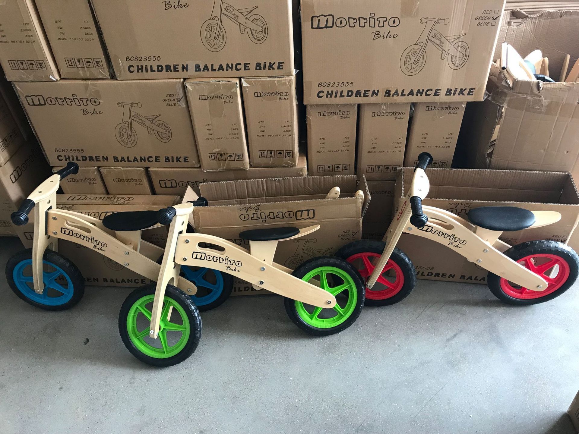 kids wooden balance training bike kids push toy wood running bike balance no pedal