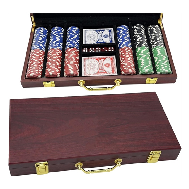 Customized Engraved Poker Case with Monogram Poker Player Gifts Personalized Chips Poker Box Set Gift for Dad