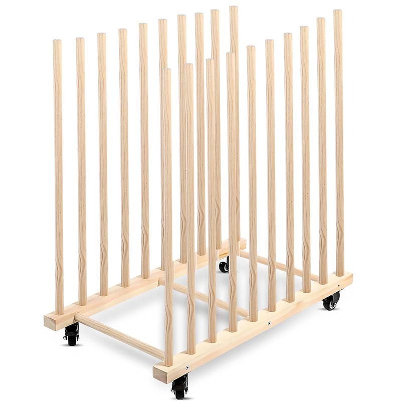 Canvas Board Art Drying Rack Painting Storage Rack Wooden Canvas Storage Stand Art Storage Rack