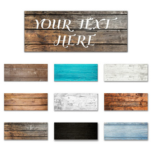 Wholesale Custom Painted Wall Hanging Home Decor Farmhouse Rustic Wood Signs Wooden Plaque