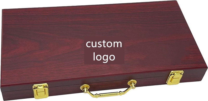 Customized Engraved Poker Case with Monogram Poker Player Gifts Personalized Chips Poker Box Set Gift for Dad