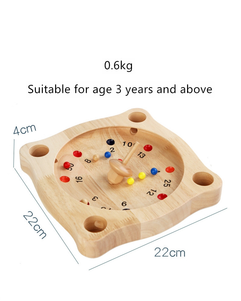 tabletop competitive chess game intelligent kids educational wooden roulette chess toy board games manufacturing