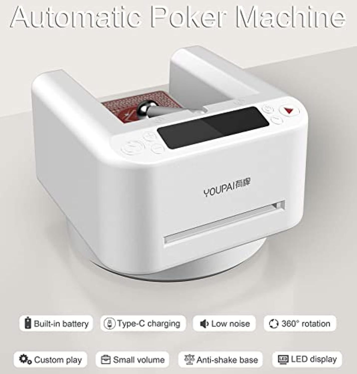 card dealer machine rotating automatic otomatic poker card dealing shuffler dealer distributor machine repartidor de cartas