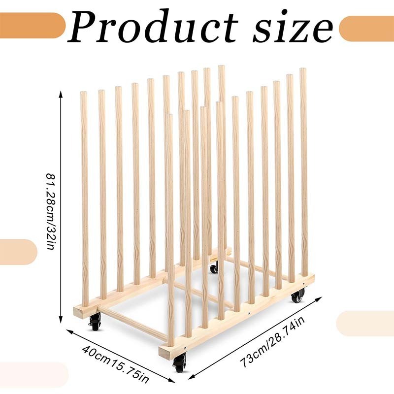 Canvas Board Art Drying Rack Painting Storage Rack Wooden Canvas Storage Stand Art Storage Rack